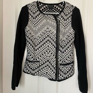 Lucky brand Aztec sweater jacket